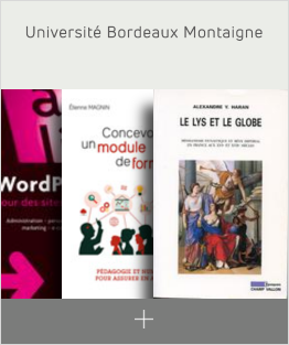 Playlist professorale ScholarVox de l'Université Bordeaux Montaigne