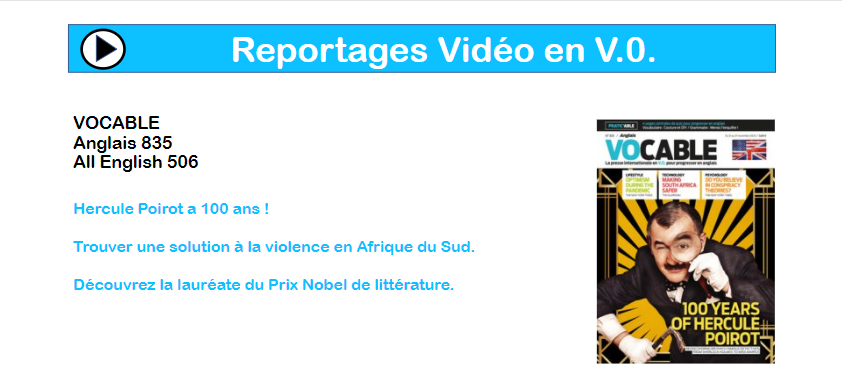 Reportages vidéo en V.O. sur Vocable