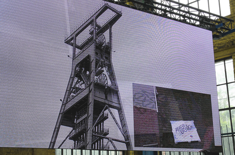 Arenberg, creative mine - Pose de première pierre au futur pôle d'excellence en images et médias numériques