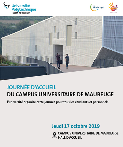 [MAUBEUGE] Journée d'accueil des étudiants et personnels sur le campus de Maubeuge ce jeudi 17 octobre 2019 à partir de 10h00