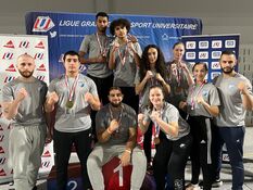 championnat de France Universitaire de kickboxing fev 2024 - 1