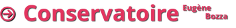 Logo du conservatoire de Valenciennes Eugène Bozza
