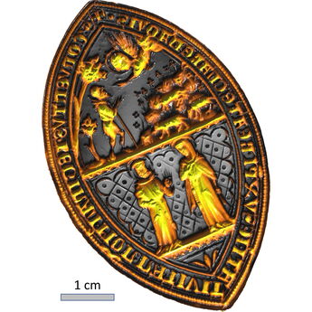 Matrice "Sceau des clarisses d'Aix-en-Provence", XIVème siècle