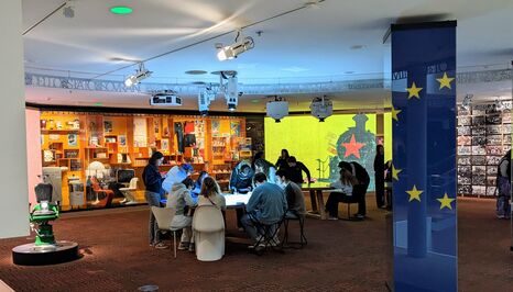 photos des lieux visités, le parlamentarium et la maison de l histoire européenne