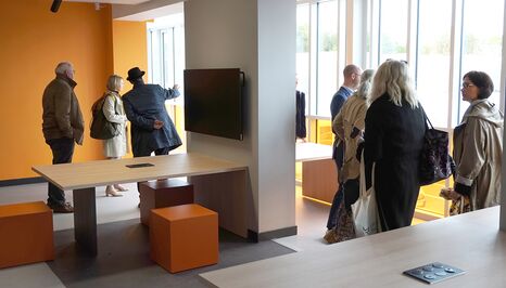 Visite de locaux de l'IUT