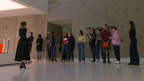 Les étudiants du master Études curatoriales au MusVerre