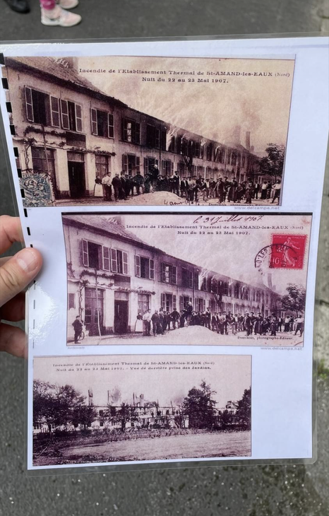 Des visites guidées des thermes ont permis aux habitants et aux visiteurs de découvrir le lieu comme 