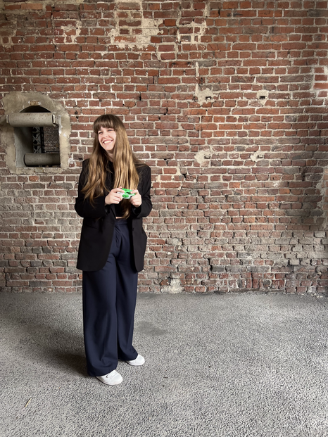 Saint-Amand-les-Eaux, dans le centre-ville, avec une classe de Première option Arts Plastiques