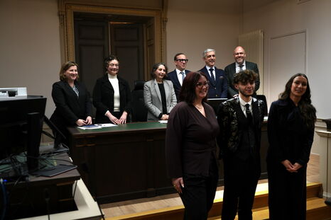 Les lauréats du concours d'éloquence organisée durant la Fête du Droit 2026 à Valenciennes