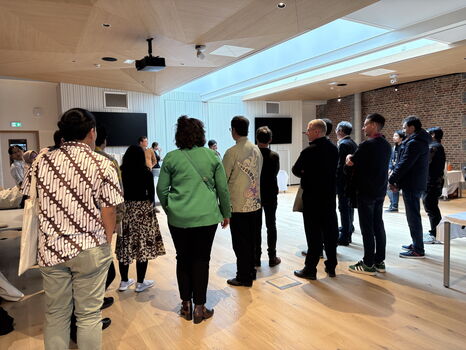 Vue d'ensemble cocktail déjeunatoire