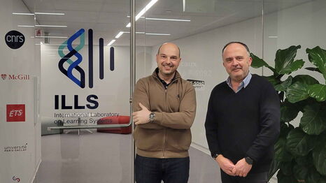 Pablo Piantanida (directeur de l'IRL ILLS), Laurent Dubar (directeur du LAMIH)
