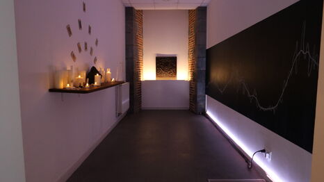 Quelques oeuvres de l'exposition "Chercher la lumière" au Centre d'Arts Ronzier