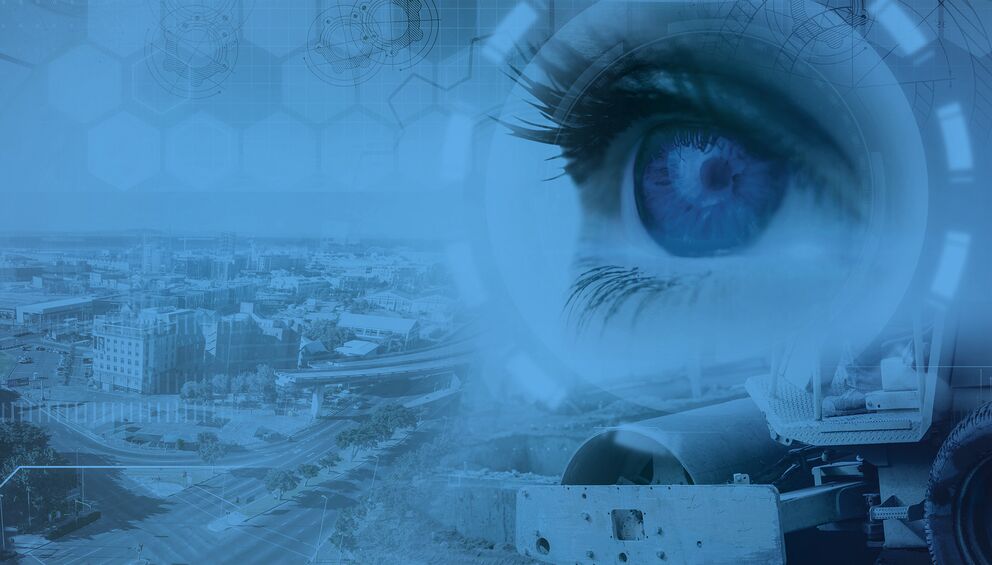 illustration du LAMIH ; œil sur la cité