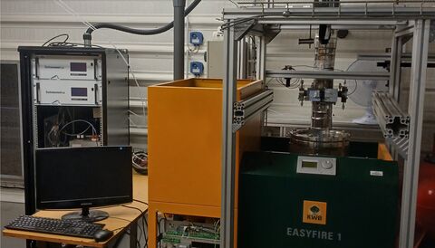 Plateforme du projet PUVAFIN (PUrification et VAlorisation des Fumées INdustrielles)