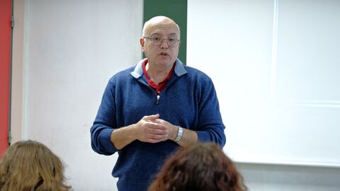 Daniel gregorio, l'un des deux responsables du master Management et Commerce International