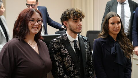 Les lauréats du concours d'éloquence organisé durant la Fête du Droit 2026 à Valenciennes