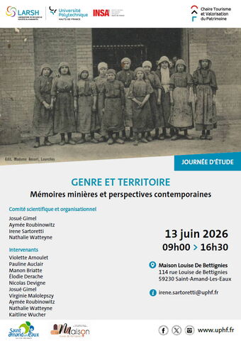 Journée d'étude — Genre et territoire : mémoires minières et perspectives contemporaines