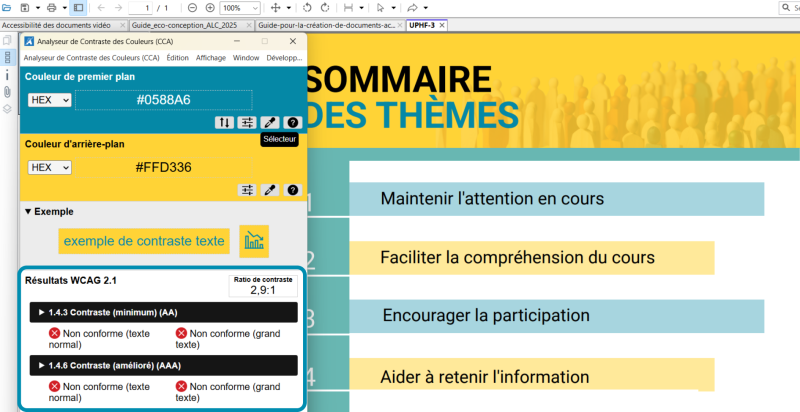 Contraste non valide Contraste non valide